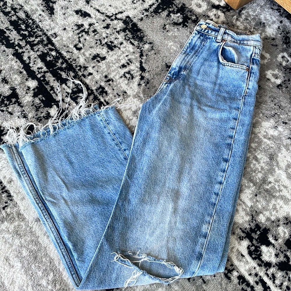 Zara wide leg jeans